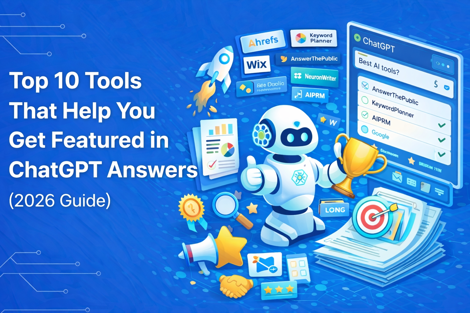 Top 10 Tools That Help You Get Featured in ChatGPT Answers