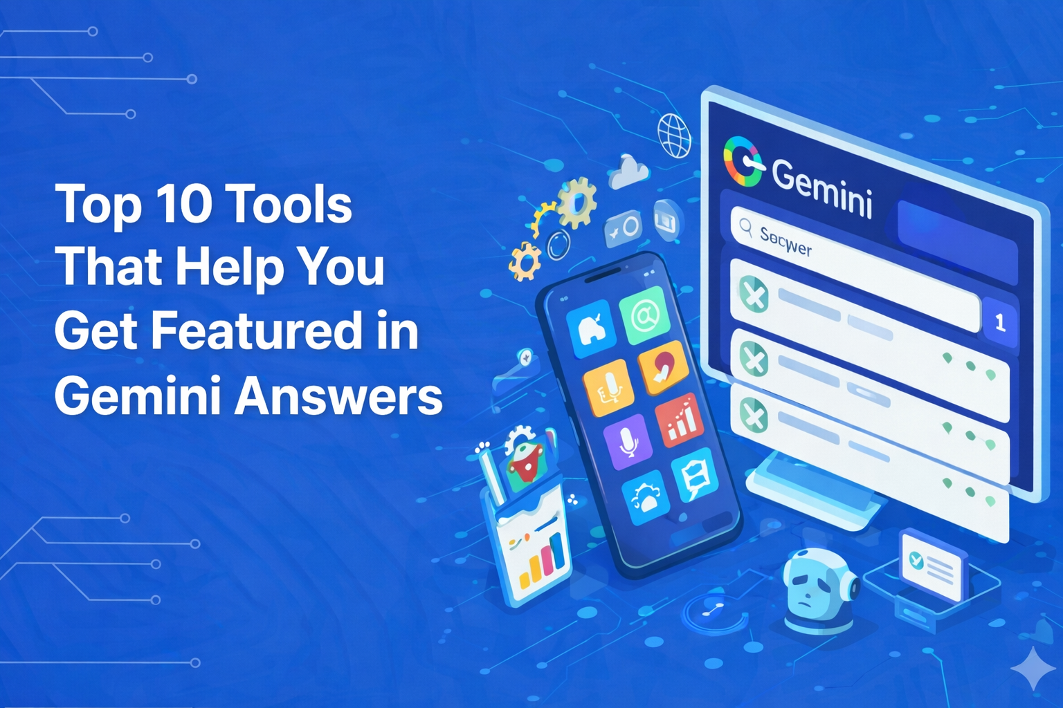 Top 10 Tools That Help You Get Featured in Gemini Answers