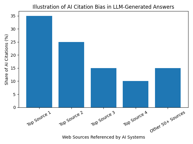 AI citation bias