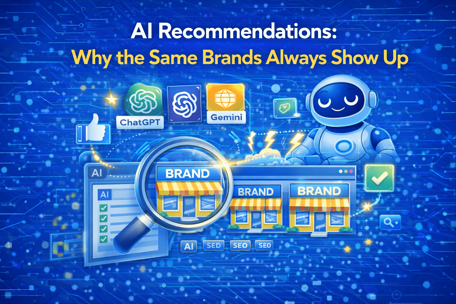 AI recommendations in search results