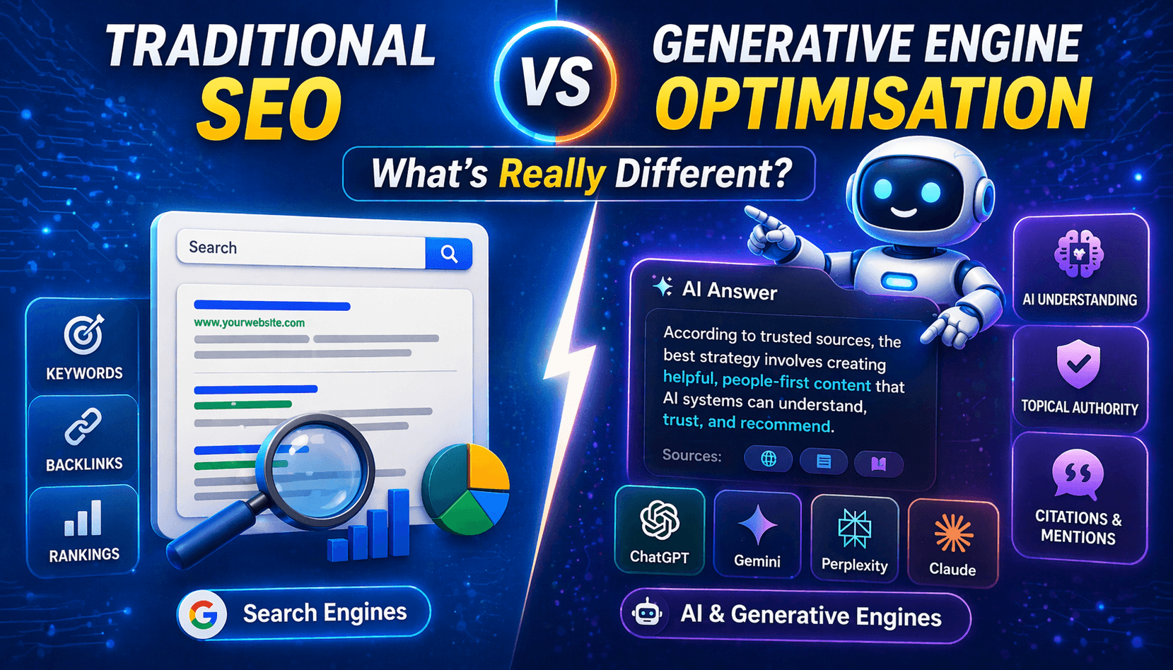 Traditional SEO vs Generative Engine Optimization: What's Really Different?